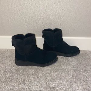 UGG Kristin Black Wedge Boots